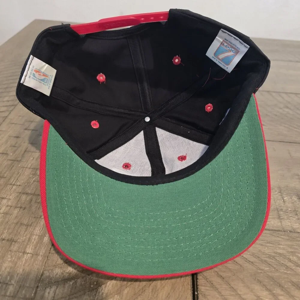 Vintage 90s Logo 7 NBA Coca-Cola Basketball Snapback Hat Cap NWT Embroidered